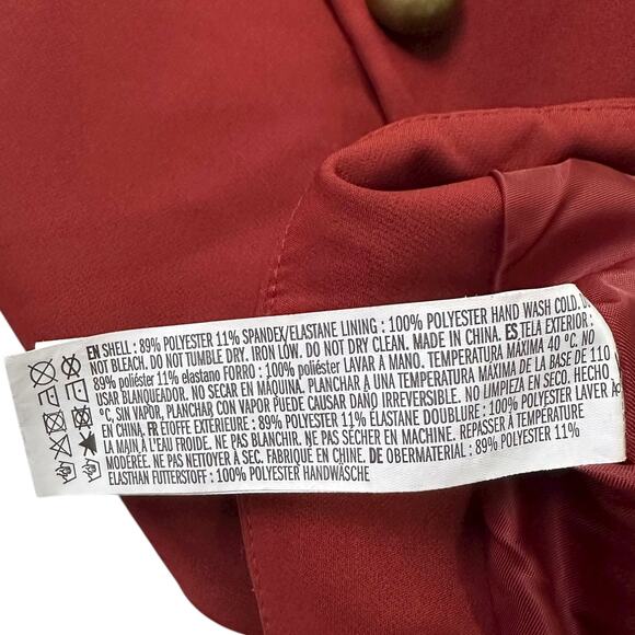 Forever 21 Rust High Rise Mini Skort/Skirt Women's Size Small | 25-30-2 - Picture 4 of 6